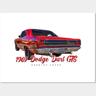 1969 Dodge Dart GTS Hardtop Coupe Posters and Art